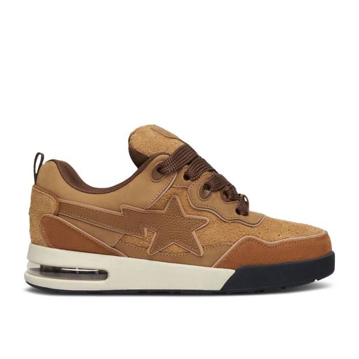 ٥ Bape  Flip Sta #1 M2 'Brown' Men  եå 󥺥եå 塼 ¾塼 