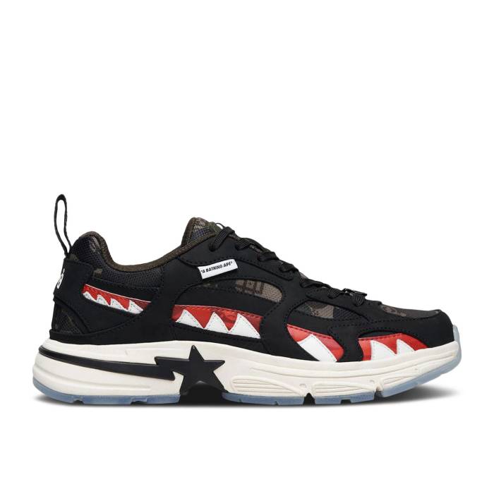 ٥ Bape  Clot X Shark Sta 'Black' Men  եå 󥺥եå 塼 ¾塼 