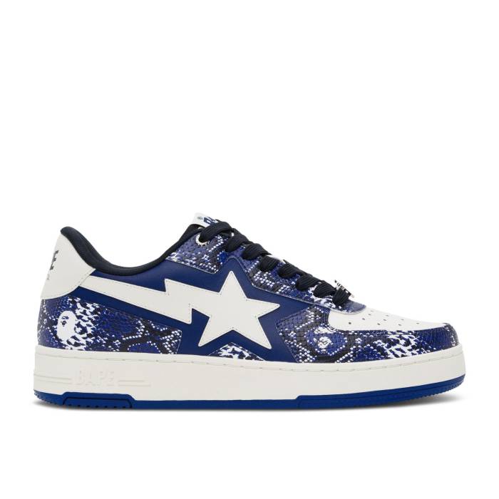 ٥ Bape  Tape Sta 'Tan Snakeskin' Ssense Exclusive Men  եå 󥺥եå 塼 ¾塼