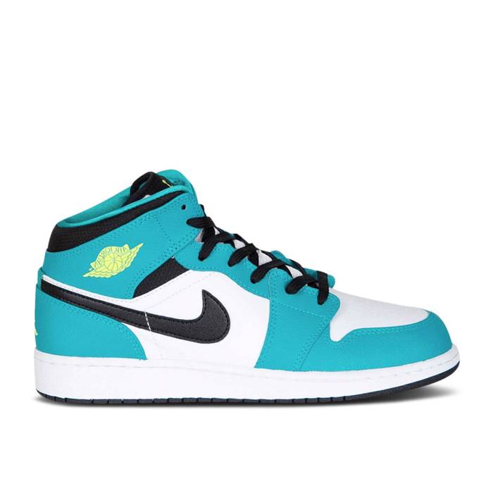 iCL@GAW[_ Air Jordan y Jordan 1 Mid Gg 'Volt Ice' Youth z WjA LbY