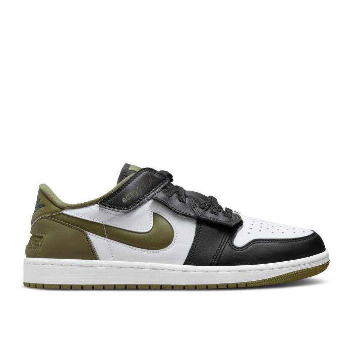ʥ硼 Air Jordan  Jordan 1 Low Flyease 'Black Toe Medium Olive' Men  