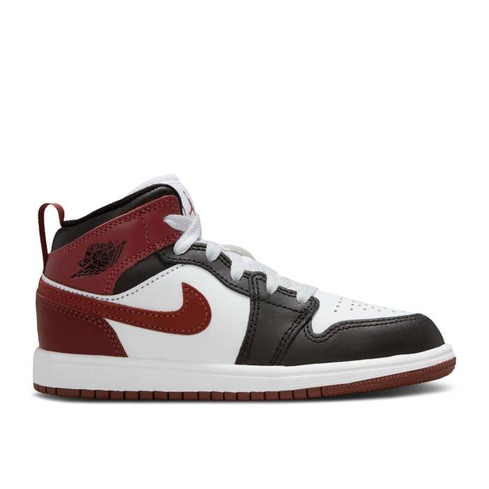iCL@GAW[_ Air Jordan y Jordan 1 Mid Se Ps 'Dark Pony' Youth z WjA LbY