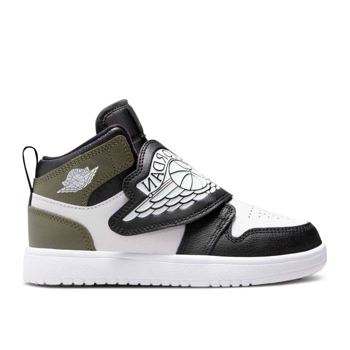 ʥ硼 Air Jordan  Sky Jordan 1 Ps 'Black Toe Medium Olive' Youth  ˥ å