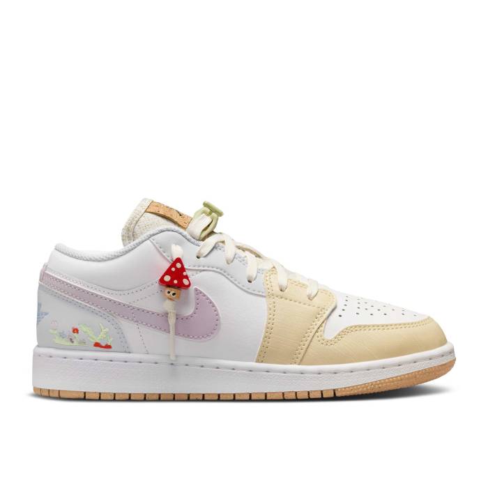 iCL@GAW[_ Air Jordan y Jordan 1 Low Gs 'Mushroom' Youth z WjA LbY