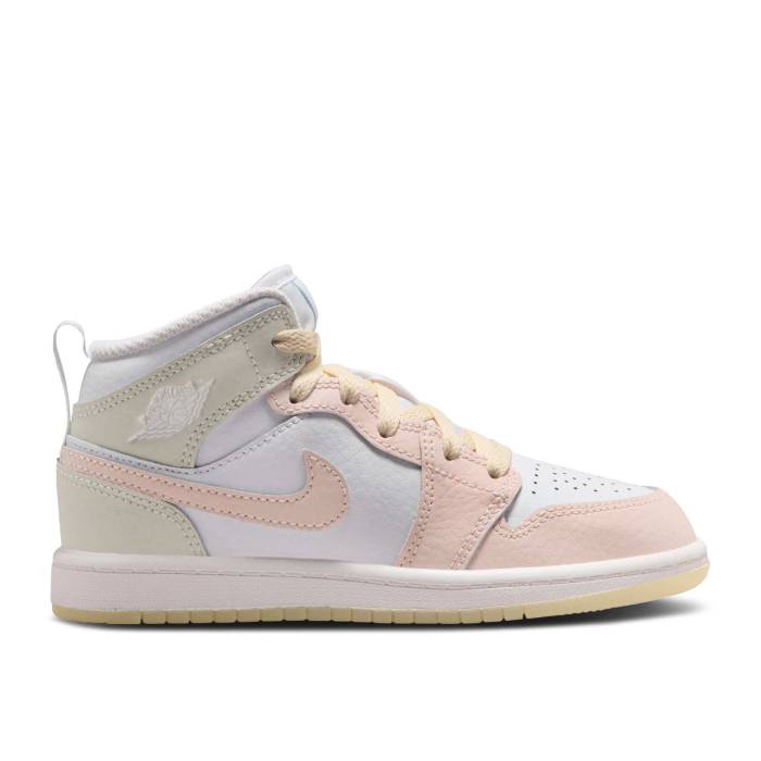iCL@GAW[_ Air Jordan y Jordan 1 Mid Se Ps 'Sea Glass Guava Ice' Youth z WjA LbY