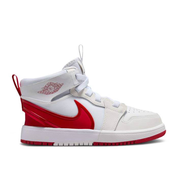 iCL@GAW[_ Air Jordan y Jordan 1 Mid Rm Easyon Ps 'University Red' Youth z WjA LbY