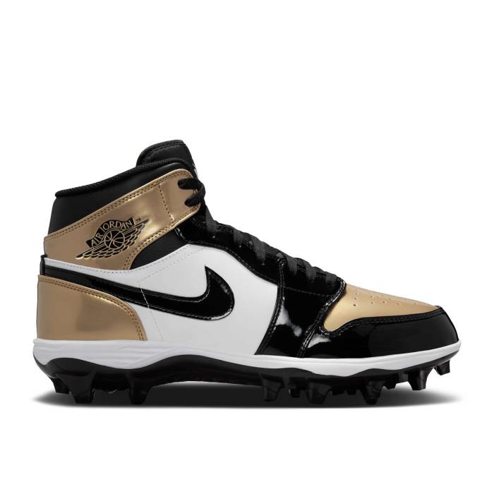ʥ硼 Air Jordan  Jordan 1 Mid Td Cleat 'Gold Toe' Men  