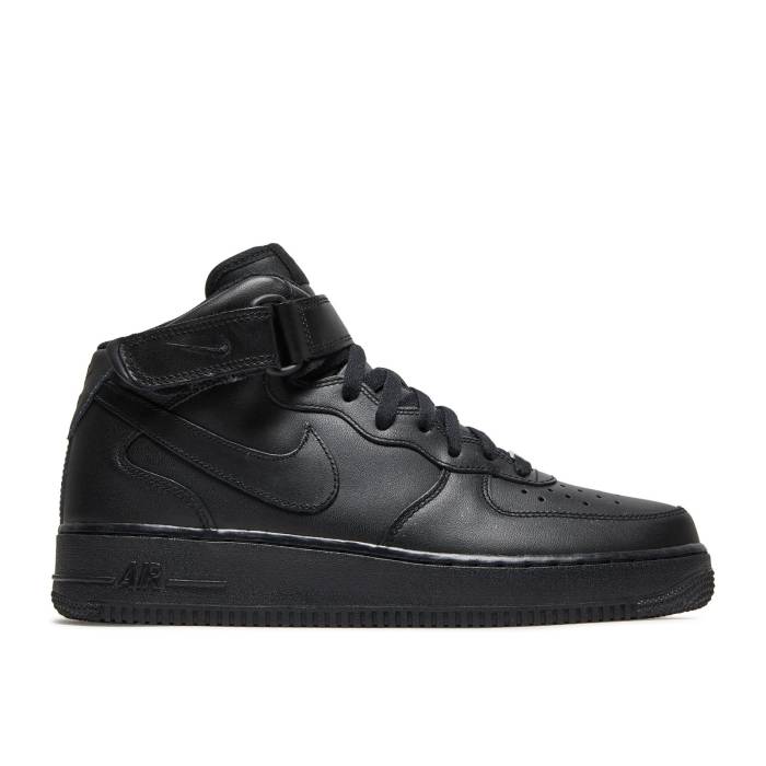 iCL Nike y Wmns Air Force 1 '07 Mid 'Black' Women z t@bV fB[Xt@bV V[Y Xj[J[ f