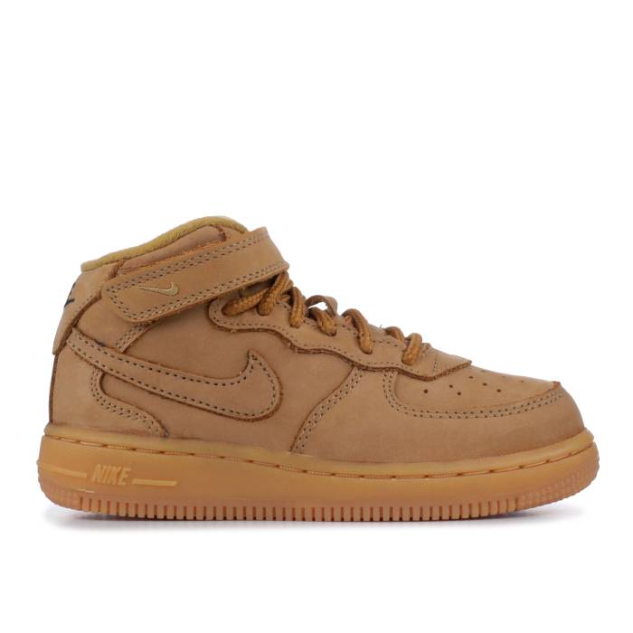 iCL Nike y Air Force 1 Mid Wb Td 'Flax' Infant z xr[