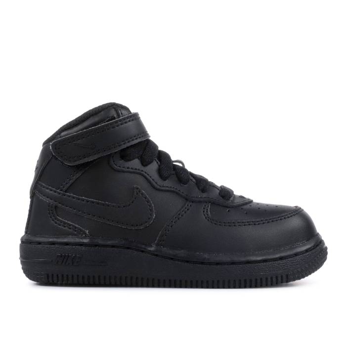 iCL Nike y Air Force 1 Mid Td 'Black' Infant z xr[