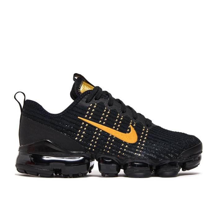 ʥ Nike  Air Vapormax Flyknit 3 Gs 'Black Gold' Youth  ˥ å