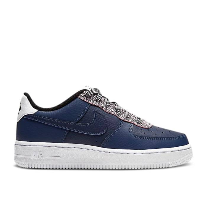 iCL Nike y Air Force 1 Lv8 4 Gs 'Pebble Print - Midnight Navy' Youth z WjA LbY