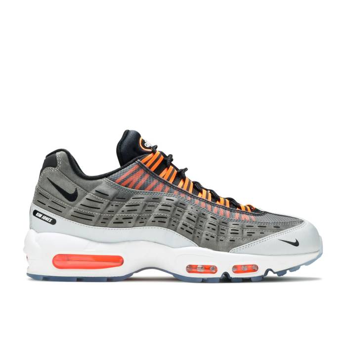 Nike Air Max 95 グレー/オレンジ 海外2024年発売予定】 ナイキ エアマックス 95 ウルフ グレー