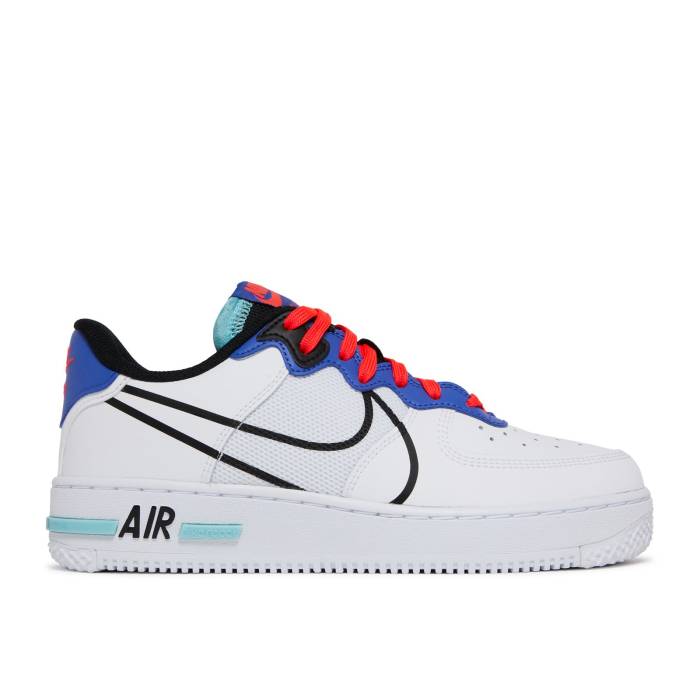 ʥ Nike  Air Force 1 React Gs 'Astronomy Blue Laser Crimson' Youth  ˥ å