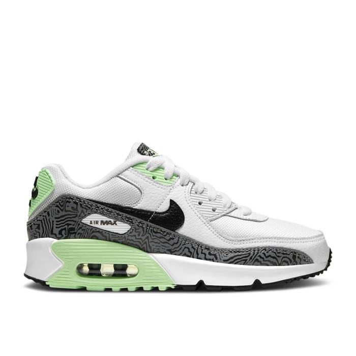 ナイキ Nike 【 Air Max 90 Gs 'White Vapor Green' Youth 】 ジュニア キッズ