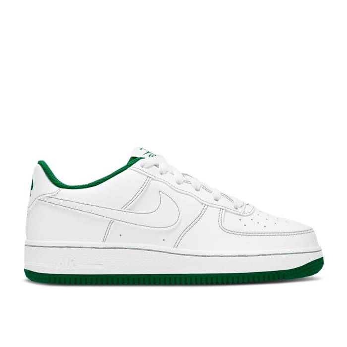 iCL Nike y Air Force 1 '07 Low Gs 'Contrast Stitch - White Pine Green' Youth z WjA LbY