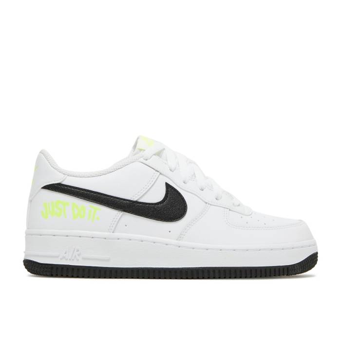 ʥ Nike  Air Force 1 Low Gs 'Just Do It - White Volt' Youth  ˥ å