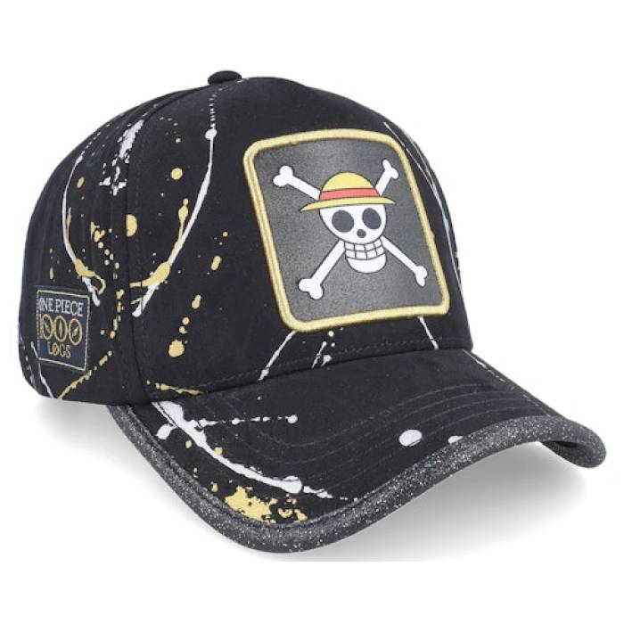 Capslab 【 One Piece Logo Black A-Frame Adjustable - 】 ファッション メンズファッション 帽子 キャップ