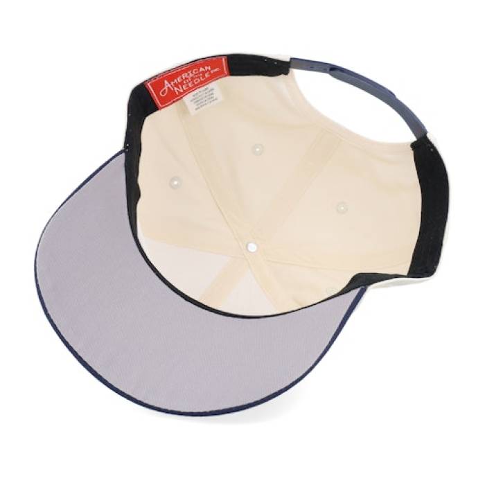 アメリカンニードル American Needle 【 Nantucket Club Captain Ivory/Navy Adjustable - 】 メンズファッション
