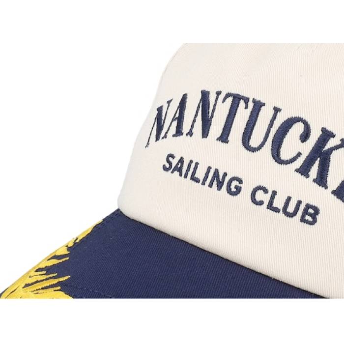 アメリカンニードル American Needle 【 Nantucket Club Captain Ivory/Navy Adjustable - 】 メンズファッション