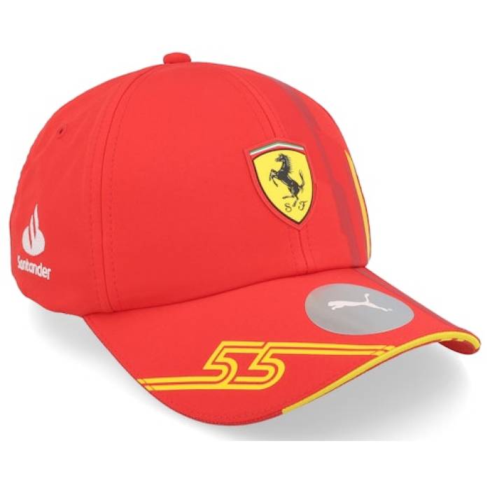 Formula One 【 Ferrari F1 23 Special Edition Sainz Red Adjustable - 】 ファッション メンズファッション 帽子 キャップ