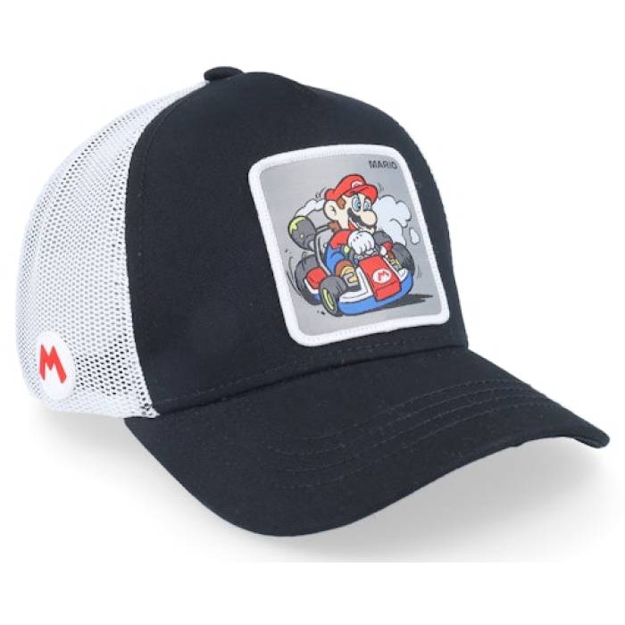 Capslab y Super Mario Kart Mario Black/White  - z t@bV Yt@bV Xq Lbv