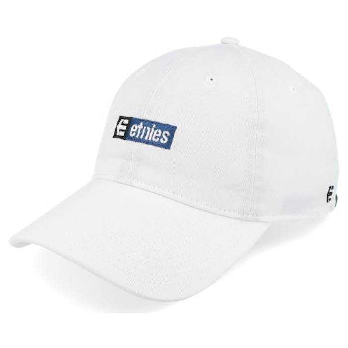 Ggj[Y Etnies y New Box Strapback White/Black Dad Cap - z t@bV Yt@bV Xq Lbv