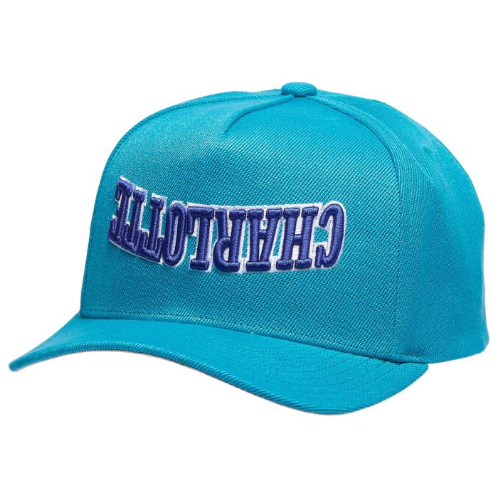 ~b`F&amp;lX Mitchell &amp; Ness y Hornets Hardwood Classic Upside Prosnap Cap Men's z Y