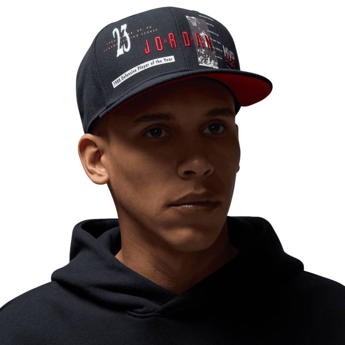 美品 完売品 JORDAN エアジョーダン PRO 総柄 ロゴ キャップ メンズ Jordan ナイキ ジョーダン 【 Pro Snapback Adult
