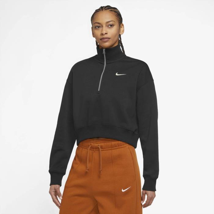 ナイキ Nike 【 Style Fleece Crop Quarter-Zip Women's 】 ファッション レディースファッション トップス パーカー レディ
