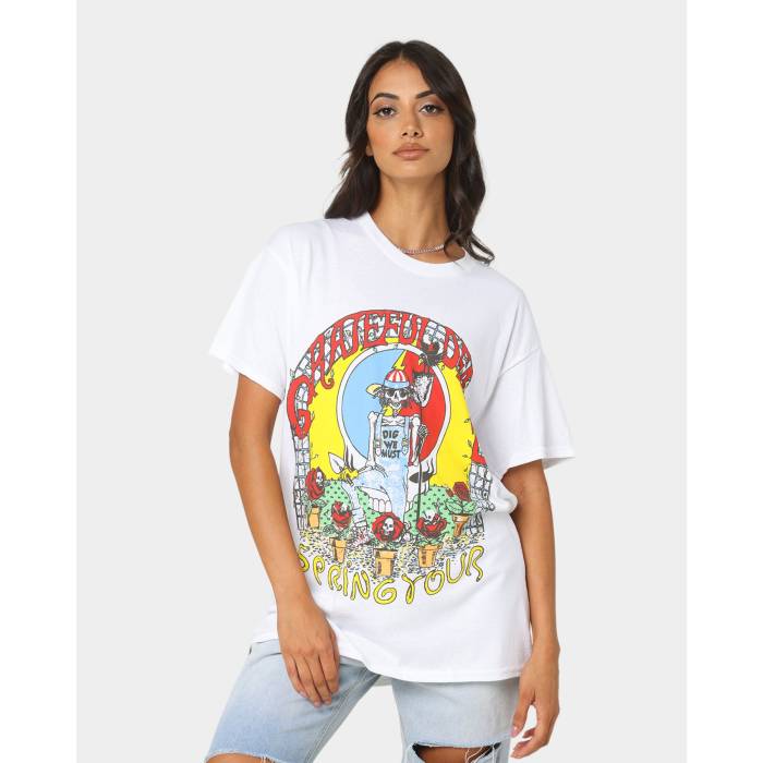 Grateful Dead 【 Spring Tour 1990 T-Shirt Womens 】 ファッション レディースファッション トップス Tシャツ カットソー レ