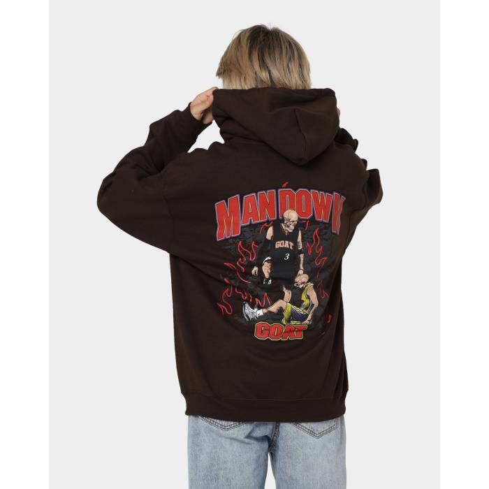 Goat Crew 【 Man Down Hoodie Womens 】 ファッション レディースファッション トップス パーカー レディース