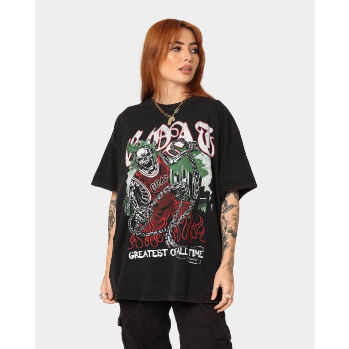 Goat Crew 【 Goat Skull Vintage T-Shirt Womens 】 ファッション レディースファッション トップス Tシャツ カットソー レ