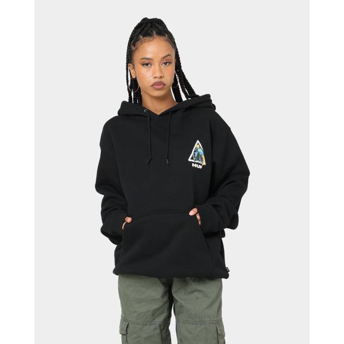 ハフ Huf 【 X Marvel Ghost Rider Tt Hoodie Womens 】 ファッション レディースファッション トップス パーカー レディー