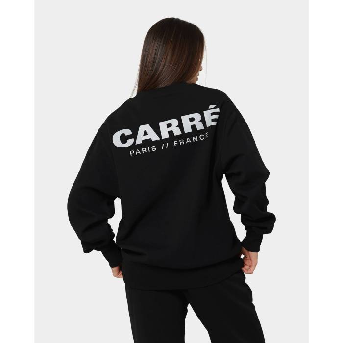 Carre 【 Premium Motion Crewneck Womens 】 ファッション レディースファッション トップス トレーナー レディース