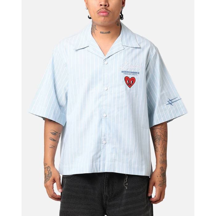 Loiter 【 Studio Cropped Button Up Shirt Mens 】 ファッション メンズファッション トップス その他トップス メンズ