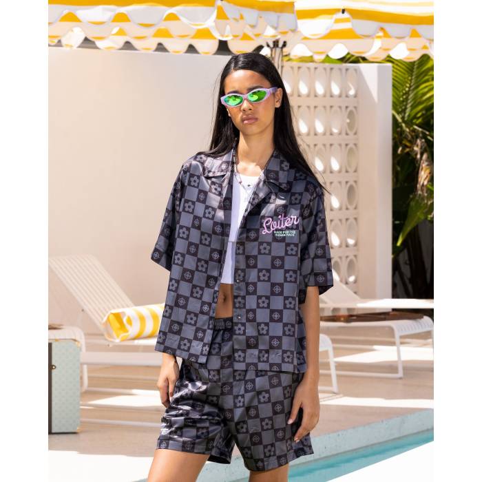Loiter 【 Midsummer Button Up Shirt Womens 】 ファッション レディースファッション トップス その他トップス レディー