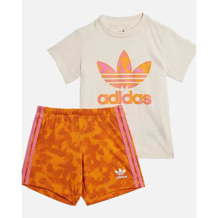 ǥ Adidas  Infants' Summer Allover Print Shorts And T-Shirt Set Kids  ˥ å