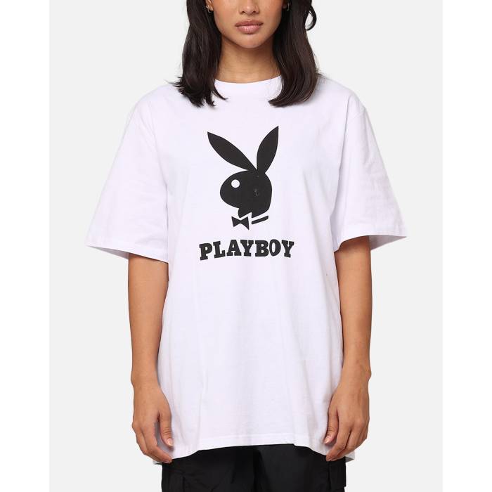Playboy 【 Lockup T-Shirt Womens 】 ファッション レディースファッション トップス Tシャツ カットソー レディース