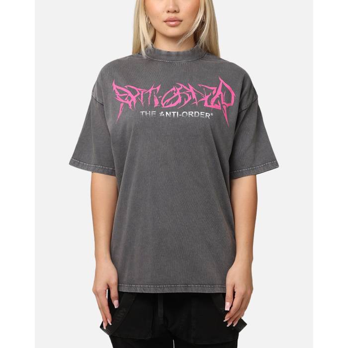 The Anti Order 【 Ghxst Mock Neck T-Shirt Womens 】 ファッション レディースファッション トップス Tシャツ カットソー レ