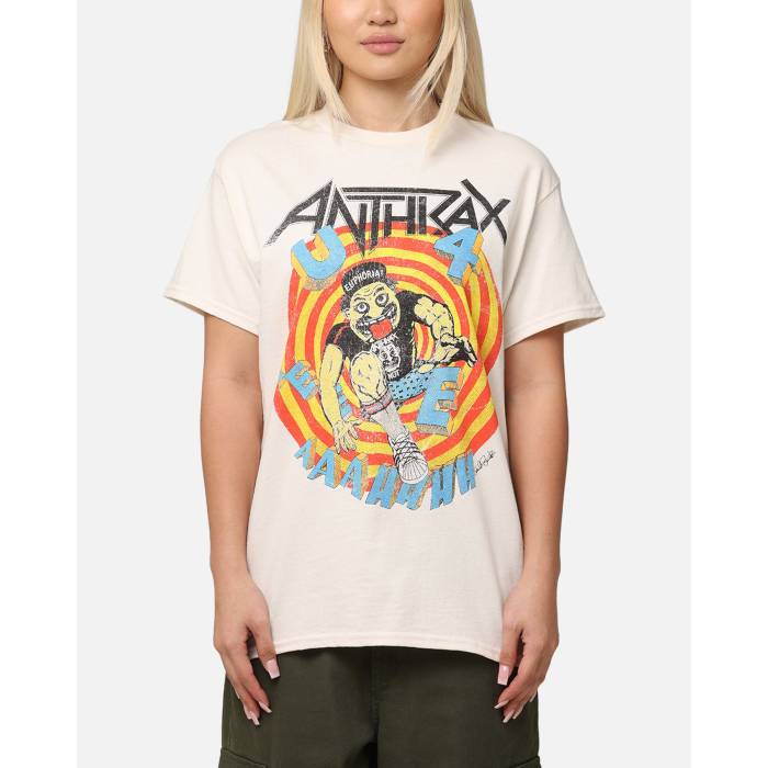 Anthrax 【 U3Eeeaahh T-Shirt Womens 】 ファッション レディースファッション トップス Tシャツ カットソー レディース