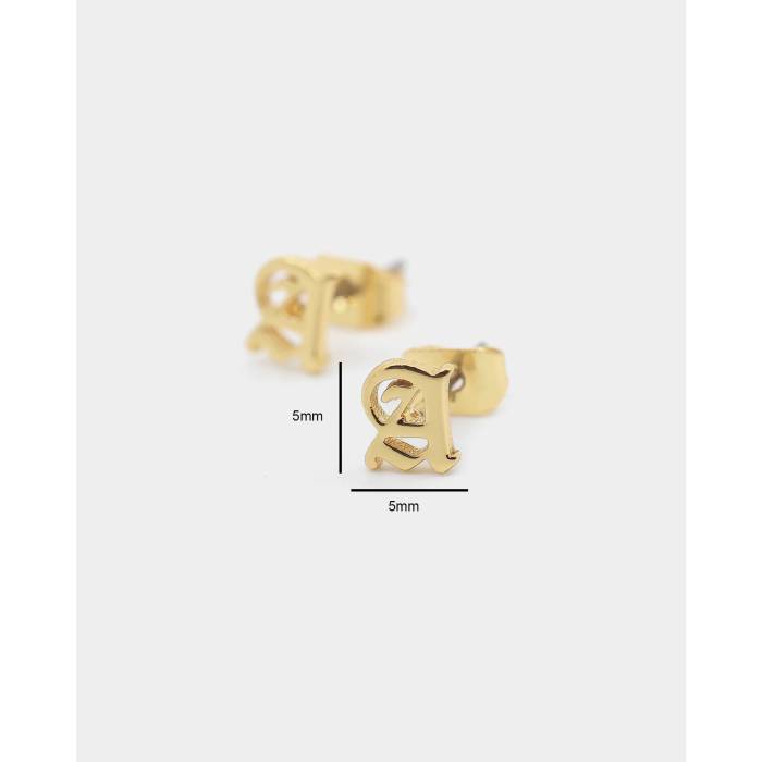 Raising Hell 【 Women's Gothic Alphabet Stud Earrings Womens 】 ファッション レディースファッション トップス トレーナー