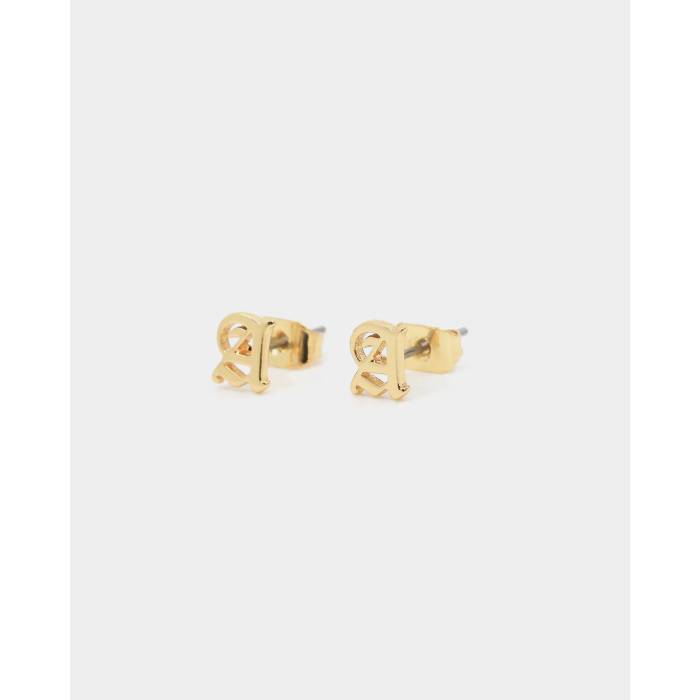 Raising Hell 【 Women's Gothic Alphabet Stud Earrings Womens 】 ファッション レディースファッション トップス トレーナー