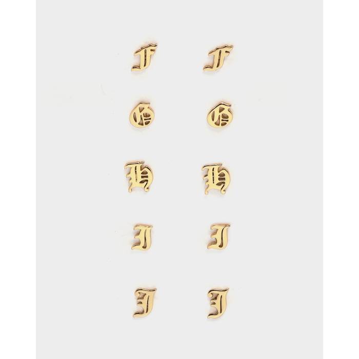 Raising Hell 【 Women's Gothic Alphabet Stud Earrings Womens 】 ファッション レディースファッション トップス トレーナー
