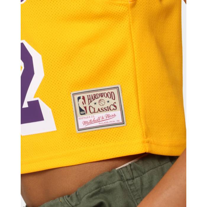ミッチェル&ネス Mitchell & Ness 【 Women's Los Angeles Lakers Earvin "Magic" Johnson #32 Nba Cropped Jersey Womens 】 レディース
