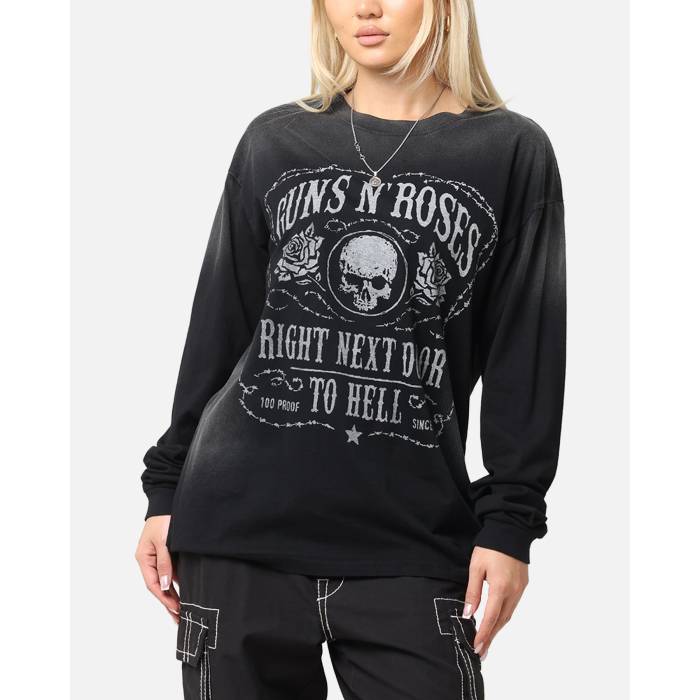 Guns N Roses 【 Next Door To Hell Long Sleeve T-Shirt Womens 】 レディース