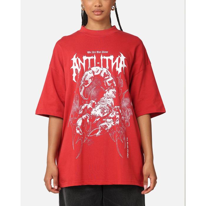 The Anti Order 【 Invasion Mock Neck T-Shirt Womens 】 ファッション レディースファッション トップス Tシャツ カットソー