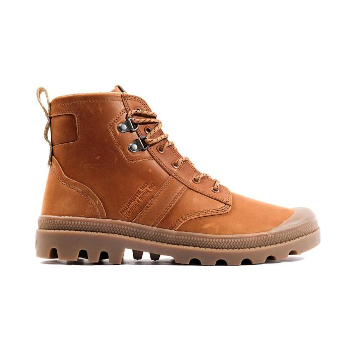 ѥǥ Palladium  Pallabrousse Tact Leather Surf Tan Men  