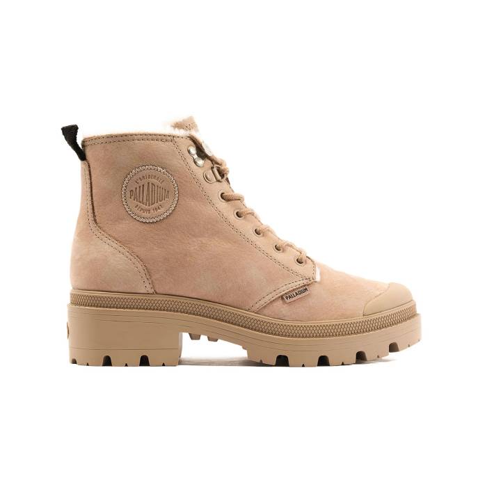 ѥǥ Palladium  Pallabase Ochre Tan Women  եå ǥեå 塼 ¾塼
