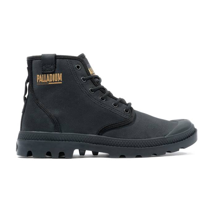 ѥǥ Palladium  Pampa Hi Coated Black Men  եå 󥺥եå 塼 ¾塼 